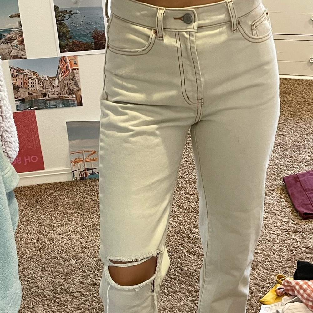 Urban outfitters white jeans
